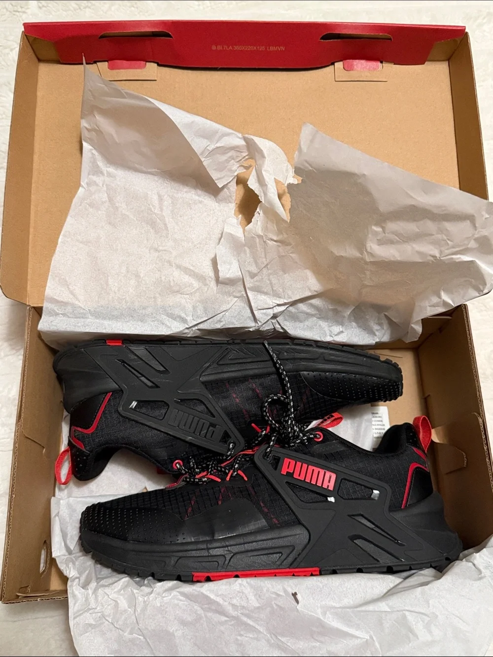 Puma Pacer+ 'Black Red Sneakers Men’s